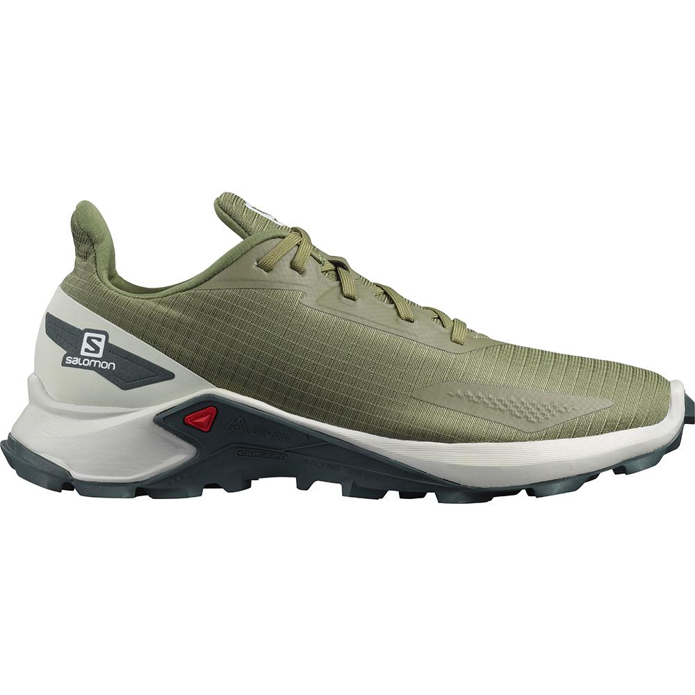 Chaussure Running Route Salomon Homme Vert Foncé - Salomon ALPHACROSS BLAST - France (6597-PUHNI)